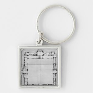 Design for the eastern buildings of the Louvre Key Ring