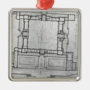 Design for the eastern buildings of the Louvre Metal Ornament