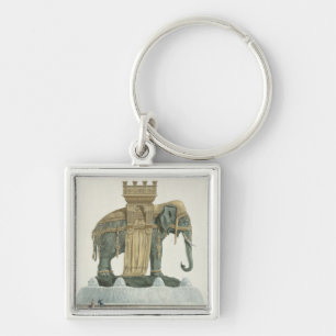 Design for the Elephant Fountain Key Ring