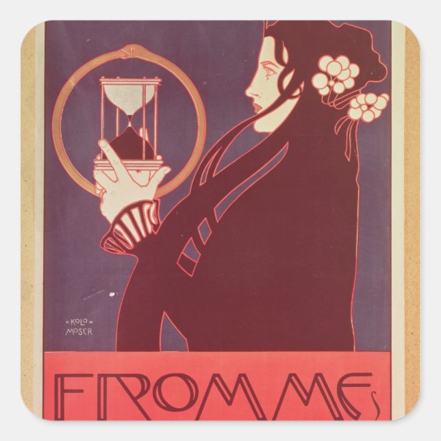 Design for the Frommes Calendar Square Sticker (Front)