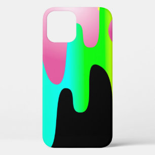 design illustration frame with circle conceptart, iPhone 12 case
