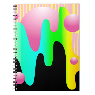 design illustration frame with circle conceptart, notebook