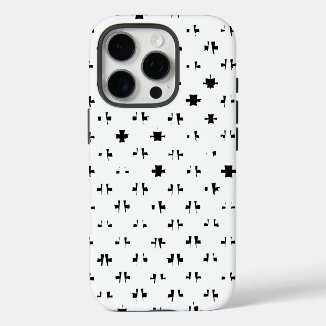Design in Black and White Case-Mate iPhone Case (Back)