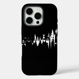 Design in Black and White iPhone 16 Pro Case