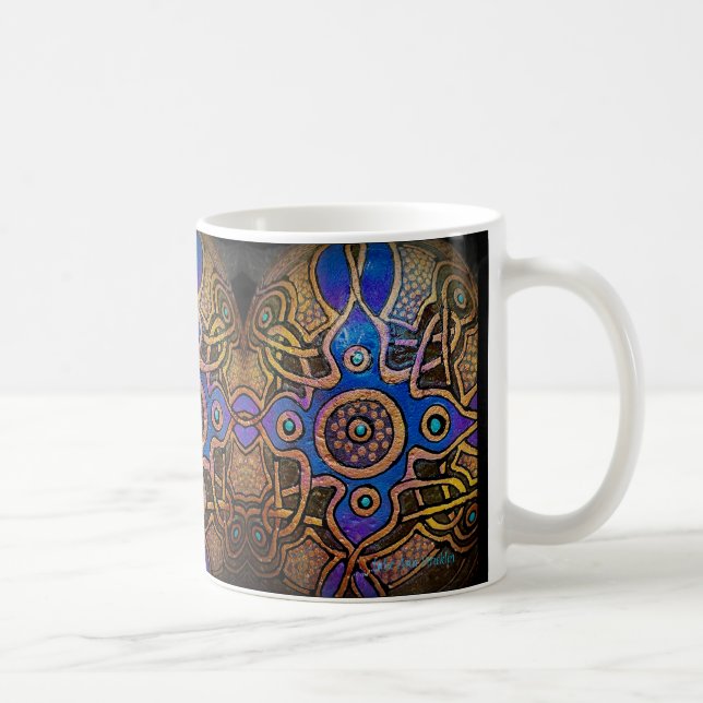 Design in Solid form by Julie Ann Stricklin Coffee Mug (Right)