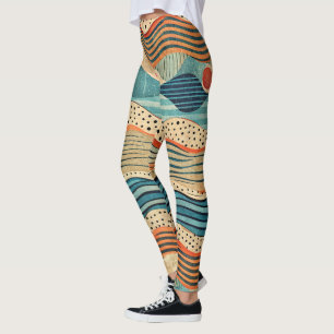 Design-Leggings mit ausgefallenem Muster Leggings