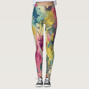 Design-Leggings mit ausgefallenem Muster Leggings