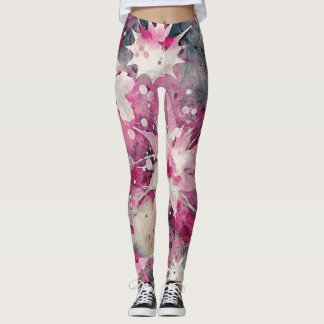 design leggings with a failed pattern