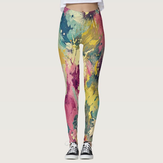 design leggings with a failed pattern (Front)