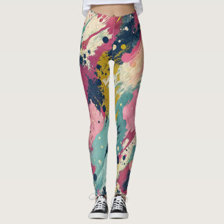design leggings with a failed pattern
