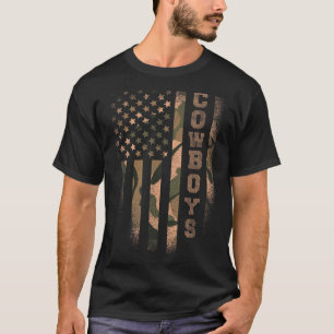 Design Men Camo Usa Flag Patriotic T-Shirt