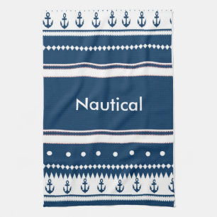 Design nautical tea towel