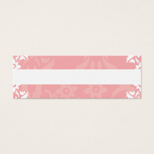 Design No.1 Place Card - PINK (Front)