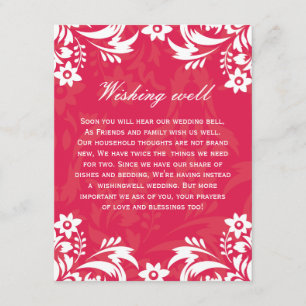 Design No.2 Wishing well - RASPBERRY Enclosure Card