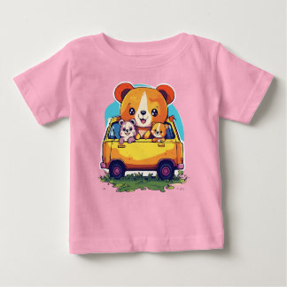 Design of animal shirt for children.