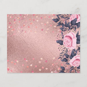 Design OWN Rosegold Metallic Event Business Flyer