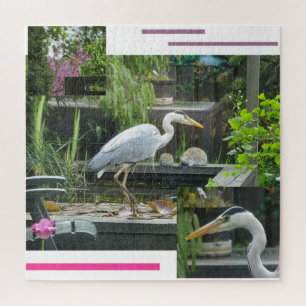Design Puzzle: Grey Heron Jigsaw Puzzle