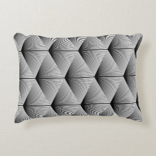 Design seamless diamond geometric pattern. Abstrac Decorative Cushion