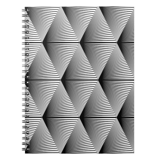 Design seamless diamond geometric pattern. Abstrac Notebook (Front)