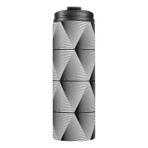 Design seamless diamond geometric pattern. Abstrac Thermal Tumbler