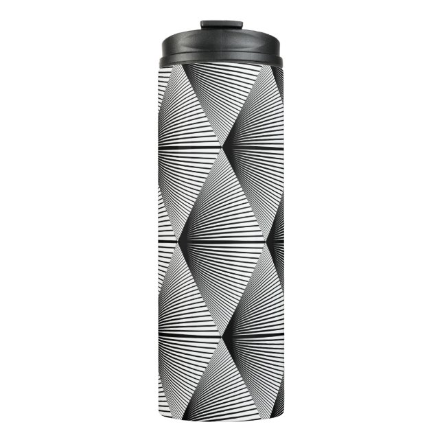 Design seamless diamond geometric pattern. Abstrac Thermal Tumbler (Front)