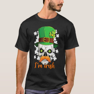 Design Skeletons I'm Irish Happy St Patricks Day F T-Shirt
