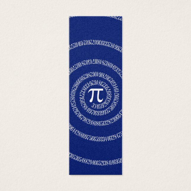 Design Spiral for Pi on Navy Blue (Front)