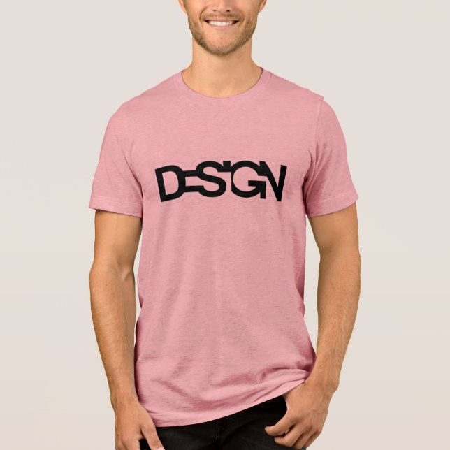 Design Text Tee - Creative and Artistic Vibes! (Front)