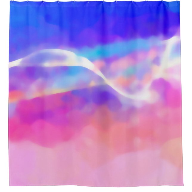 design texture digital art background abstract smo shower curtain (Front)