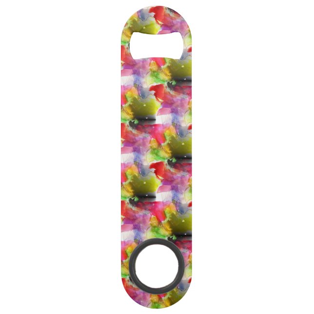 Design texture red, yellow watercolor (Front)