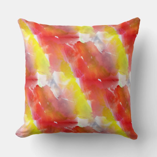 Design texture watercolor background cushion (Front)