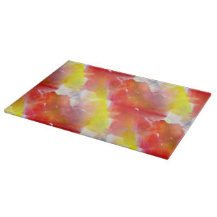 Design texture watercolor background cutting board