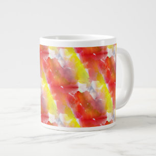 Design texture watercolor background large coffee mug