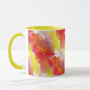Design texture watercolor background mug