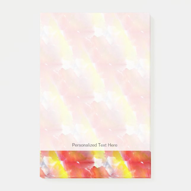 Design texture watercolor background post-it notes (Front)