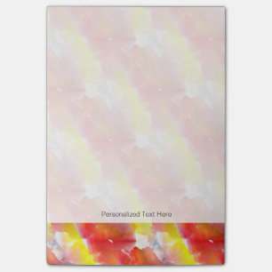 Design texture watercolor background post-it notes