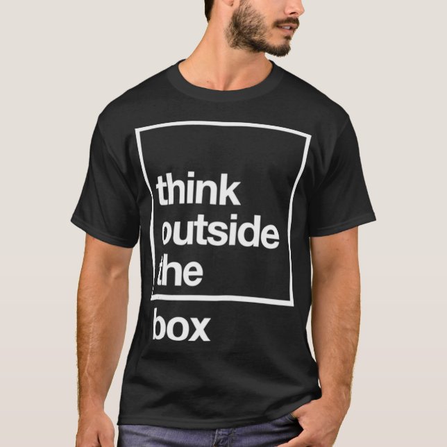 Design Think outside the bo Creative Tee  (Front)