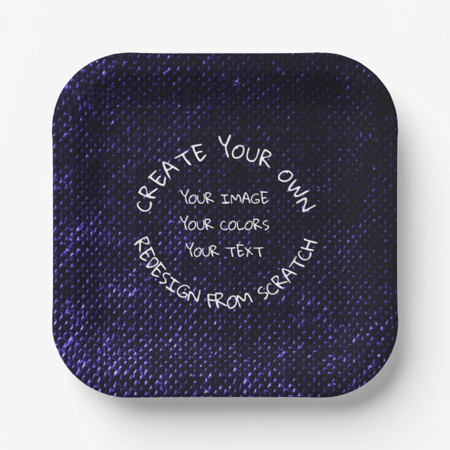 Design This Fully Customisable Paper Plate (Front)