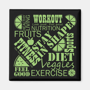 Design to encourage heathy lifestyl magnet