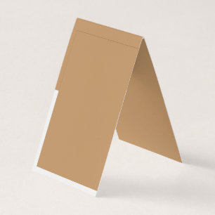 Design with a Brown Background and White Border Business Card