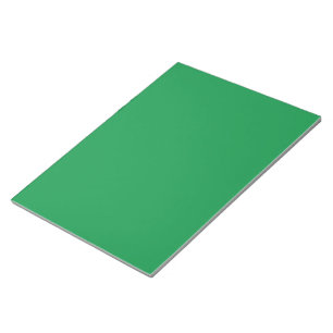 Design with a Green Background and White Border  Notepad