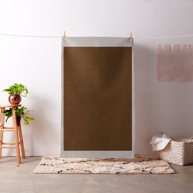 Design with a Stunning Brown Background and White  Fabric (In Situ)