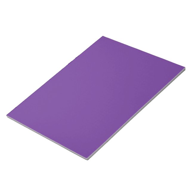 Design with a Stunning Purple Background and White Notepad (Angled)
