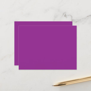Design with a Stunning Purple Background and White Postcard