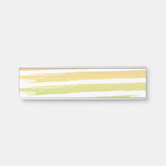 design with background door sign