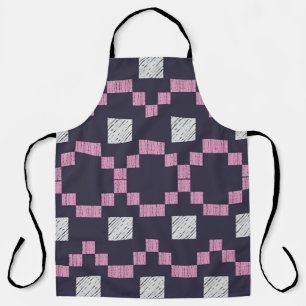 Design with manual hatching. Ethnic boho ornament. Apron