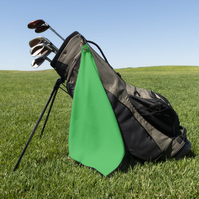 Design Your Dream Kelly Green Golf Towel (Green)