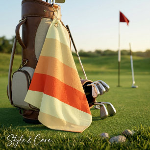 Design Your Dream Mixed Colour Stripe Golf Towel