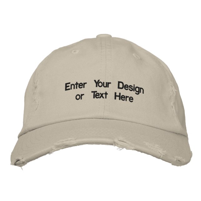 Design Your Embroidered Hat (Front)