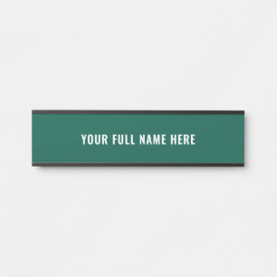 Design Your Font and Colour Name Door Signs Exampl